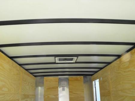 New SALE ***    Enclosed Trailer  7 x 14  RAMP DOOR   WHITE  In Color   7000 GVWR   6' 3"  Interior