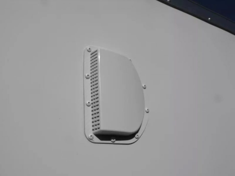 New Enclosed Trailer 6X 12  Ramp White In Color 2990 Axle