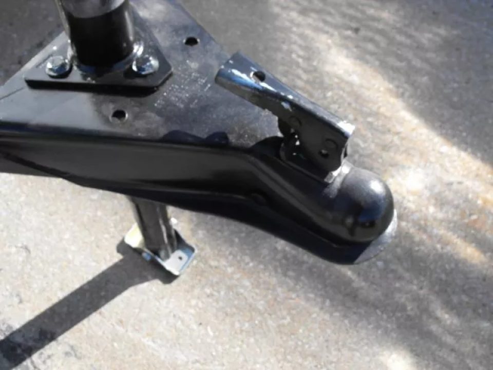 New Enclosed Trailer 6X 12  Ramp White In Color 2990 Axle