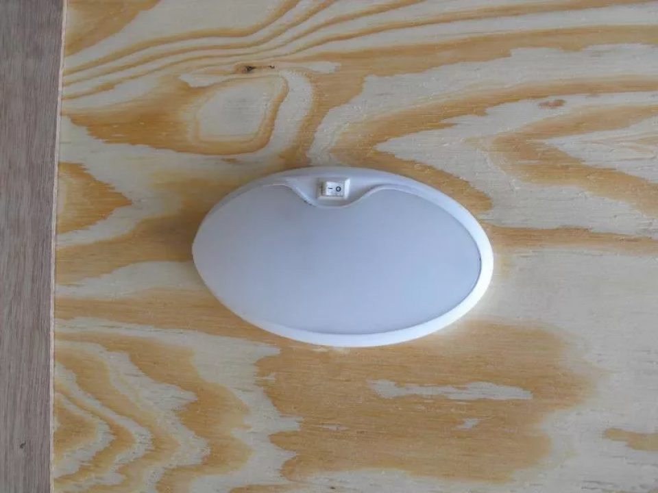 New Enclosed Trailer 6X 12  Ramp White In Color 2990 Axle