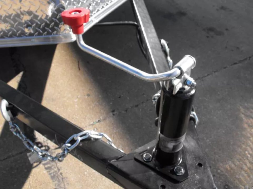 New Enclosed Trailer 6X 12  Ramp White In Color 2990 Axle