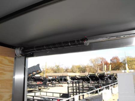 New Enclosed Trailer 6X 12  Ramp White In Color 2990 Axle