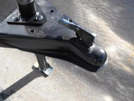 New Enclosed Trailer 6X 12  Ramp White In Color 2990 Axle