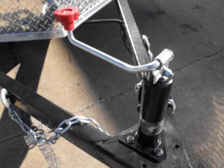 New Enclosed Trailer 6X 12  Ramp White In Color 2990 Axle