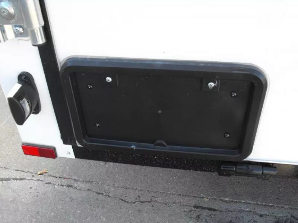 New Trailer 5 X 8  Ramp Door   5'  Tall White In Color All Tube Built