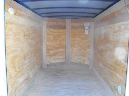 New Trailer 5 X 8  Ramp Door   5'  Tall White In Color All Tube Built