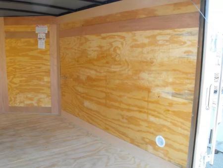 New Trailer 5 X 8  Ramp Door   5'  Tall White In Color All Tube Built