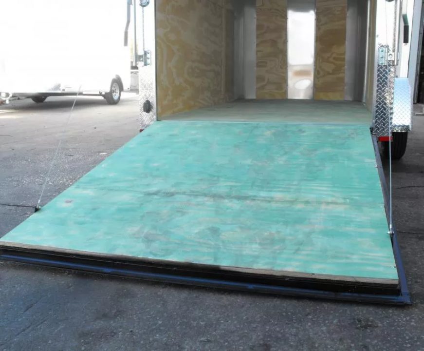 New Enclosed Trailer 6 X 10 Ramp 6' 3"  Silver Mist In Color 030 Skin  All Tubular Construction