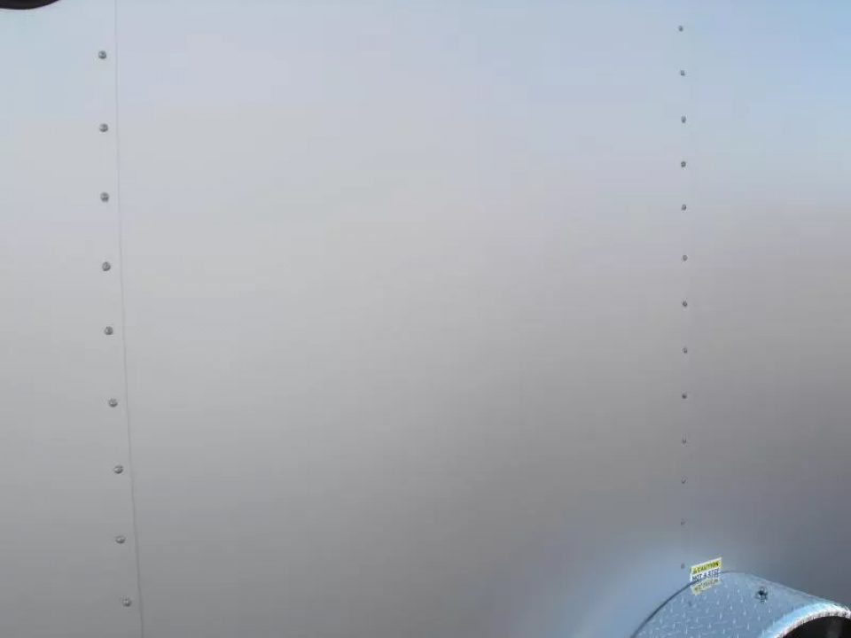 New Enclosed Trailer 6 X 10 Ramp 6' 3"  Silver Mist In Color 030 Skin  All Tubular Construction