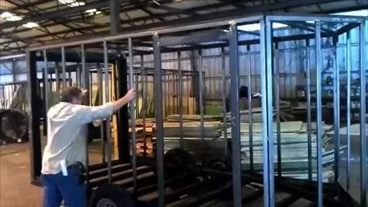 New Enclosed Trailer 6 X 10 Ramp 6' 3"  Silver Mist In Color 030 Skin  All Tubular Construction