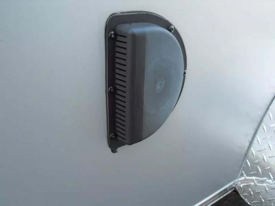 New Enclosed Trailer 6 X 10 Ramp 6' 3"  Silver Mist In Color 030 Skin  All Tubular Construction