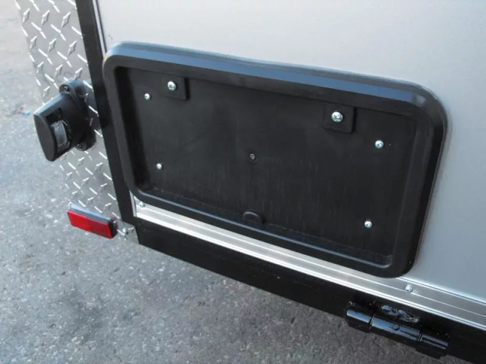 New Enclosed Trailer 6 X 10 Ramp 6' 3"  Silver Mist In Color 030 Skin  All Tubular Construction