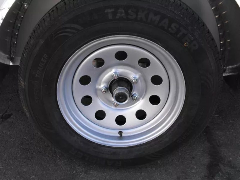 New Enclosed Trailer 6 X 10 Ramp 6' 3"  Silver Mist In Color 030 Skin  All Tubular Construction