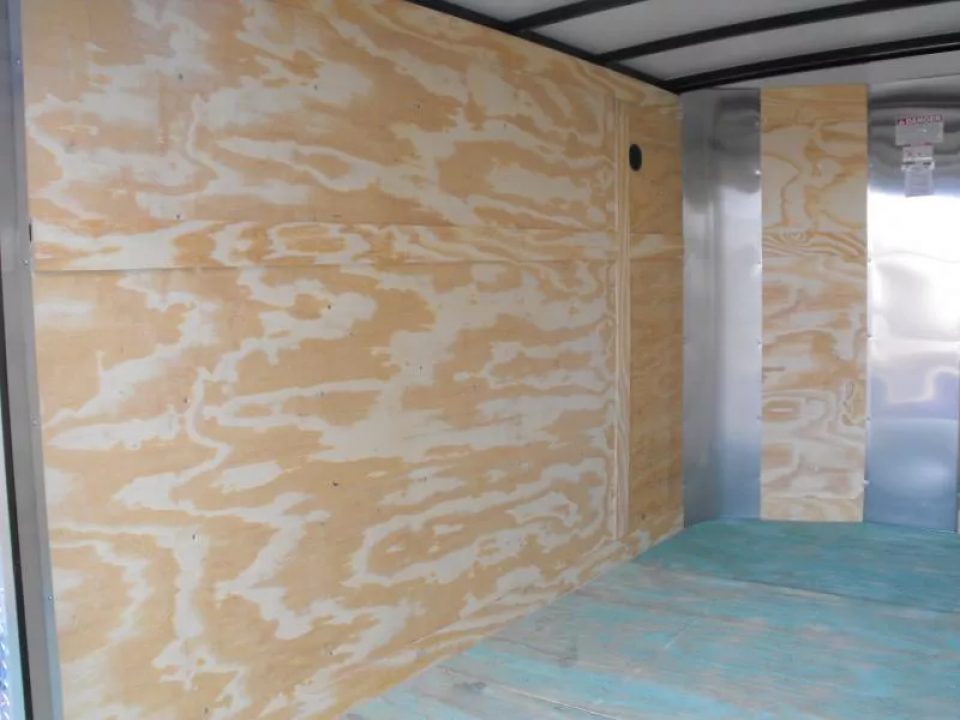 New Enclosed Trailer 6 X 10 Ramp 6' 3"  Silver Mist In Color 030 Skin  All Tubular Construction