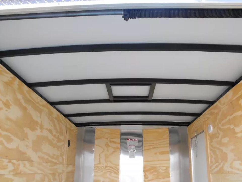 New Enclosed Trailer 6 X 10 Ramp 6' 3"  Silver Mist In Color 030 Skin  All Tubular Construction