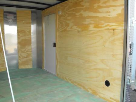New Enclosed Trailer 6 X 10 Ramp 6' 3"  Silver Mist In Color 030 Skin  All Tubular Construction