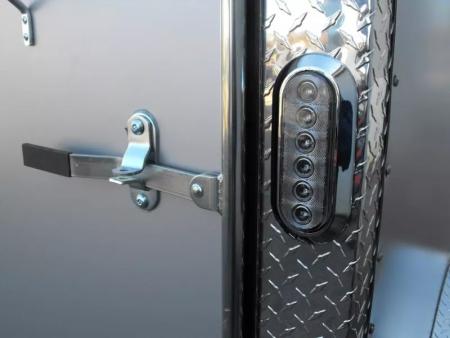 New Enclosed Trailer 6 X 10 Ramp 6' 3"  Silver Mist In Color 030 Skin  All Tubular Construction