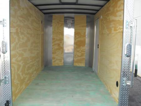 New Enclosed Trailer 6 X 10 Ramp 6' 3"  Silver Mist In Color 030 Skin  All Tubular Construction