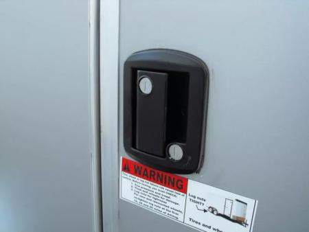 New Enclosed Trailer 6 X 10 Ramp 6' 3"  Silver Mist In Color 030 Skin  All Tubular Construction