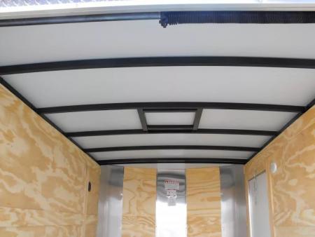 New Enclosed Trailer 6 X 10 Ramp 6' 3"  Silver Mist In Color 030 Skin  All Tubular Construction