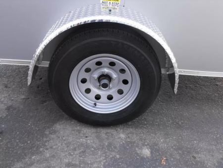 New Enclosed Trailer 6 X 10 Ramp 6' 3"  Silver Mist In Color 030 Skin  All Tubular Construction