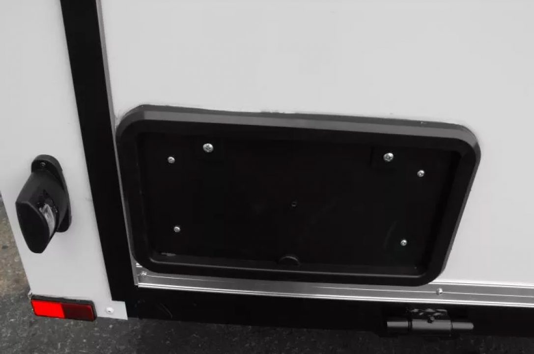 New Trailer 6 X 10  Ramp Door   6'  Tall White In Color ( 080 Skin )