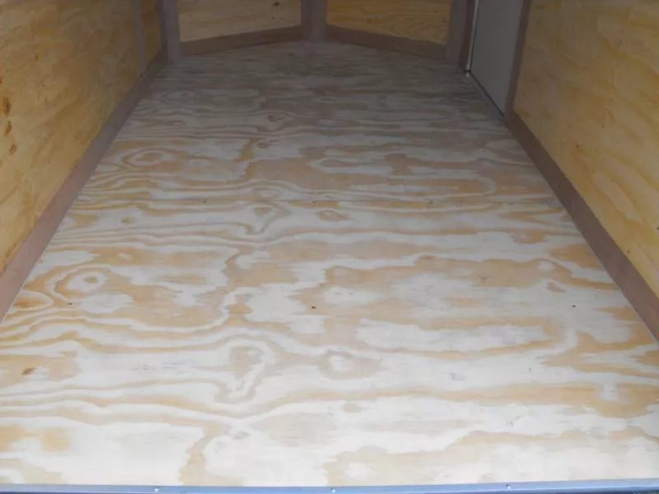 New Trailer 6 X 10  Ramp Door   6'  Tall White In Color ( 080 Skin )