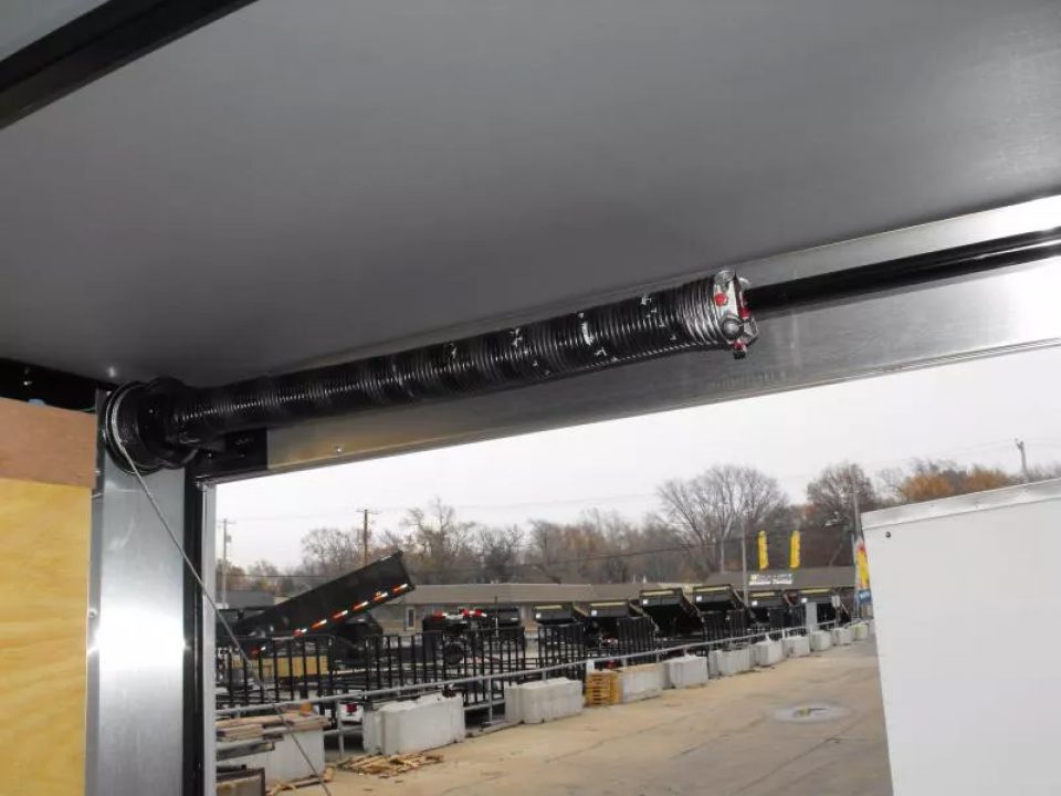 New Trailer 6 X 10  Ramp Door   6'  Tall White In Color ( 080 Skin )