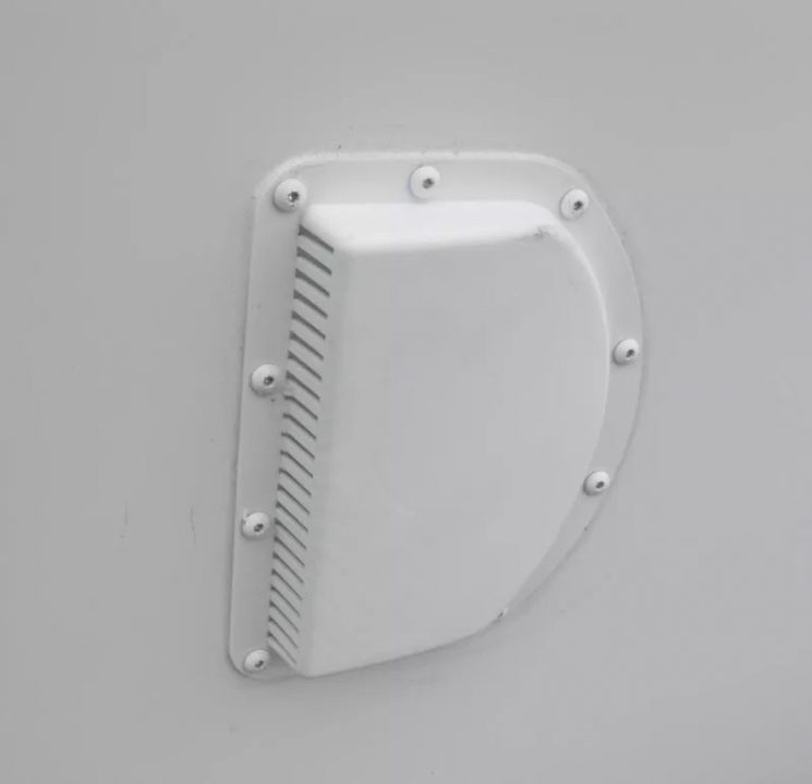 New Trailer 6 X 10  Ramp Door   6'  Tall White In Color ( 080 Skin )