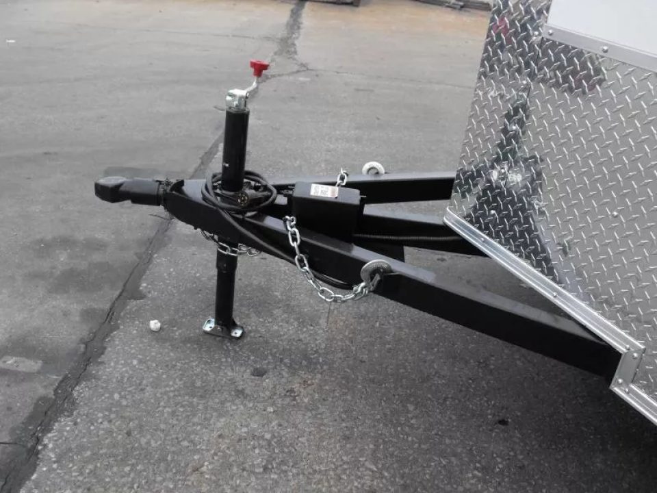 New Trailer 6 X 10  Ramp Door   6'  Tall White In Color ( 080 Skin )