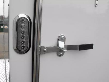 New Trailer 6 X 10  Ramp Door   6'  Tall White In Color ( 080 Skin )