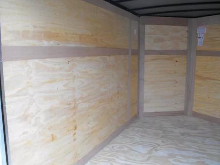 New Trailer 6 X 10  Ramp Door   6'  Tall White In Color ( 080 Skin )