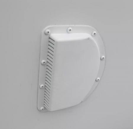 New Trailer 6 X 10  Ramp Door   6'  Tall White In Color ( 080 Skin )