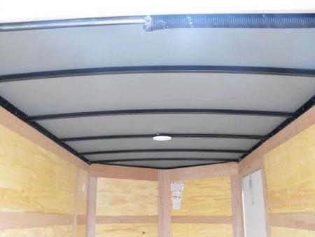 New Trailer 6 X 10  Ramp Door   6'  Tall White In Color ( 080 Skin )