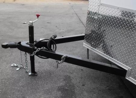 New Trailer 7 X 10  Ramp Door   6'  Tall White In Color ( 080 Skin )