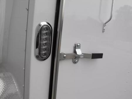 New Trailer 7 X 10  Ramp Door   6'  Tall White In Color ( 080 Skin )