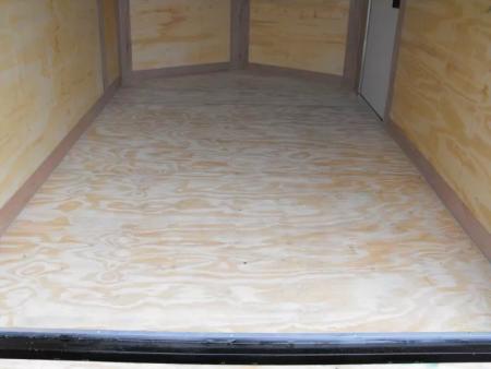 New Trailer 7 X 10  Ramp Door   6'  Tall White In Color ( 080 Skin )