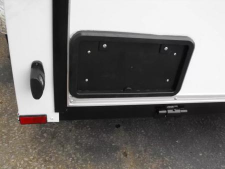 New Trailer 7 X 10  Ramp Door   6'  Tall White In Color ( 080 Skin )