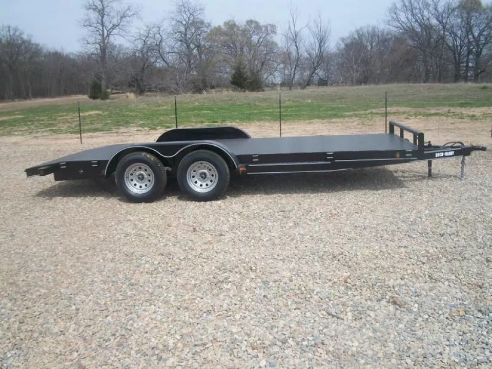 New Buck Dandy Car Hauler   83 X 18   3.5' Dove (7000 GVWR)  Metal Deck Car Hauler
