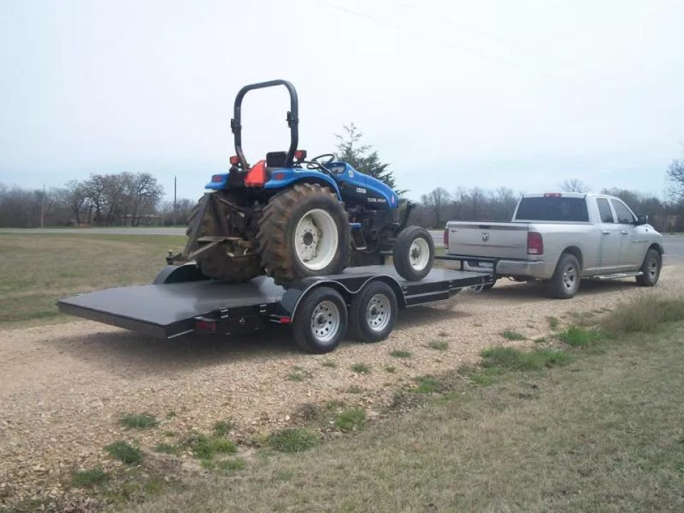New Buck Dandy Car Hauler   83 X 18   3.5' Dove (7000 GVWR)  Metal Deck Car Hauler