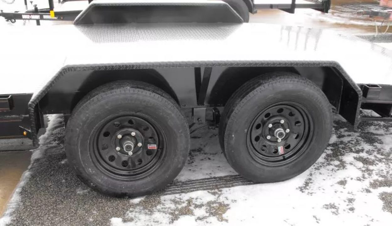 New Buck Dandy Car Hauler   83 X 18   3.5' Dove (7000 GVWR)  Metal Deck Car Hauler