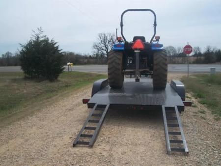 New Buck Dandy Car Hauler   83 X 18   3.5' Dove (7000 GVWR)  Metal Deck Car Hauler