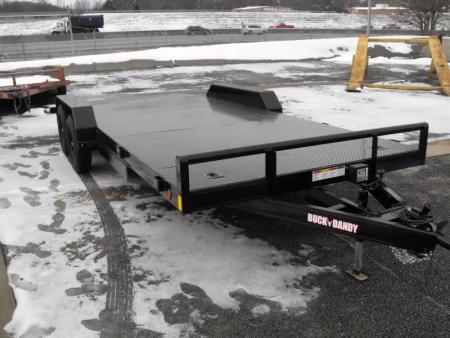 New Buck Dandy Car Hauler   83 X 18   3.5' Dove (7000 GVWR)  Metal Deck Car Hauler