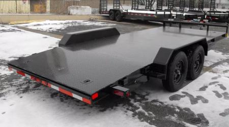 New Buck Dandy Car Hauler   83 X 18   3.5' Dove (7000 GVWR)  Metal Deck Car Hauler