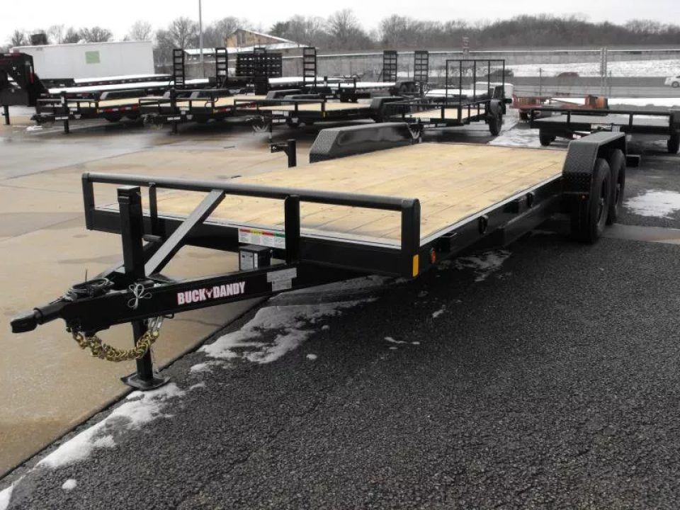 New Buck Dandy Car Hauler   83 X 20   4' Dove (9900 GVWR)   Car Hauler