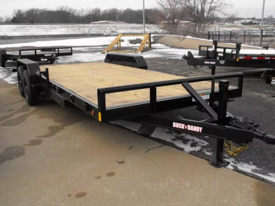 New Buck Dandy Car Hauler   83 X 20   4' Dove (9900 GVWR)   Car Hauler