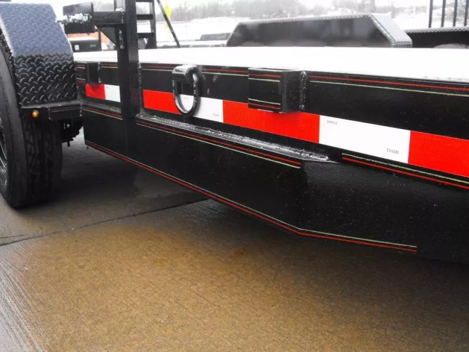 New Equipment Trailer 83 X 18 Dove 14000 GVWR  Stand Up Ramps