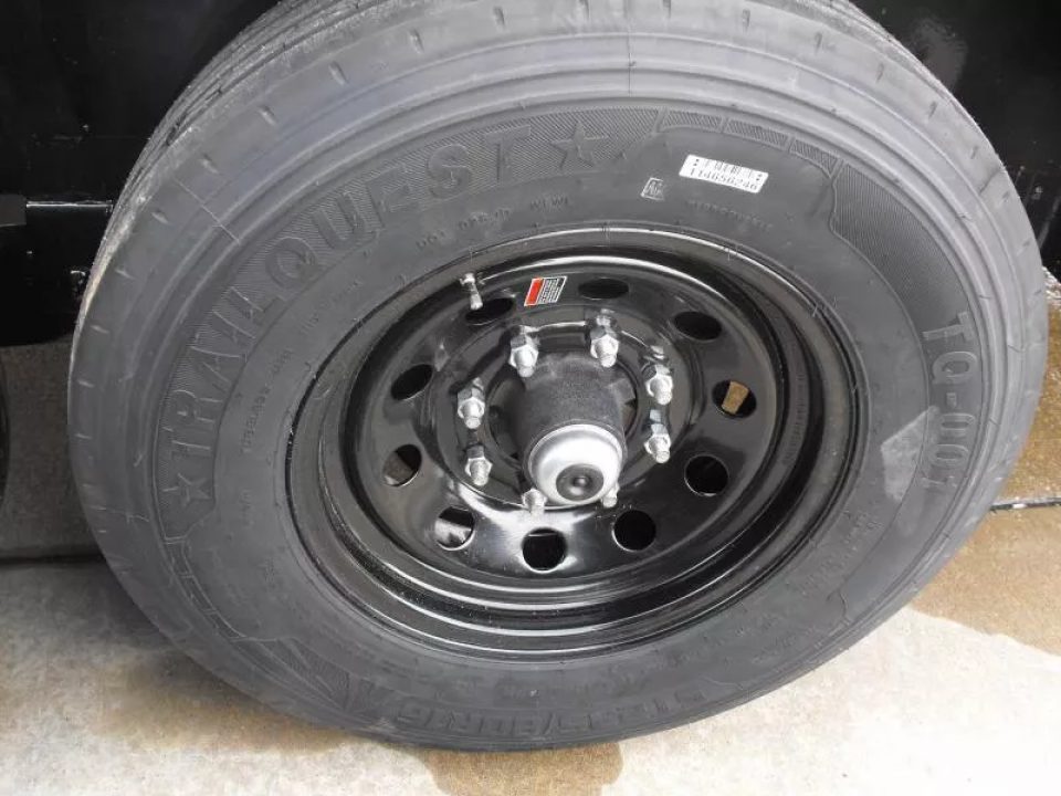 New Equipment Trailer 83 X 18 Dove 14000 GVWR  Stand Up Ramps