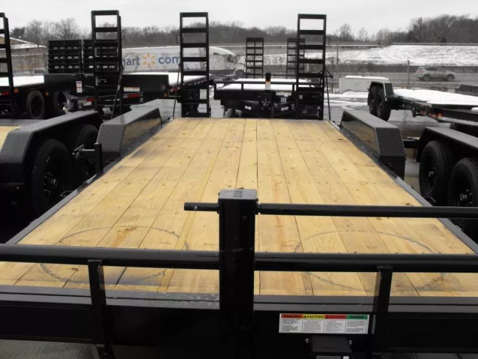 New Equipment Trailer 83 X 18 Dove 14000 GVWR  Stand Up Ramps