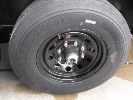 New Equipment Trailer 83 X 18 Dove 14000 GVWR  Stand Up Ramps